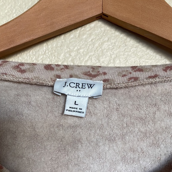 J. CREW CHEETAH PRINT SWEATER SIZE L - Picture 4 of 9